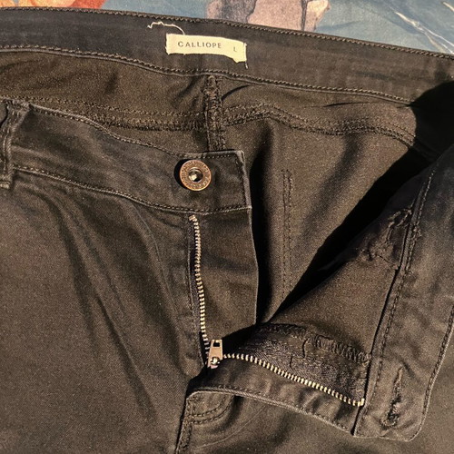 Calliope Black Skinny Jeans Large with Stretch, Like New