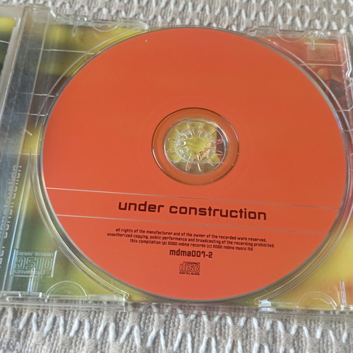 Under Construction electronic music CD like new, Psy-Trance and Progressive Trance