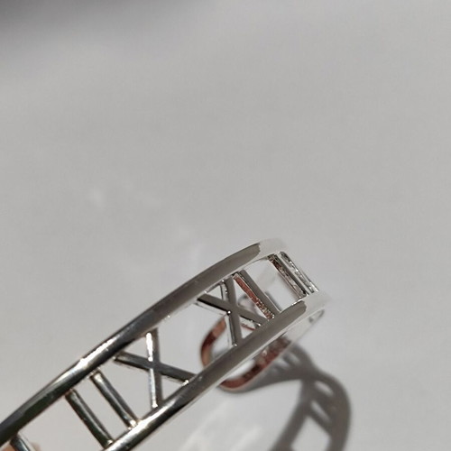 Silver bracelet 925 "Roman Numerals" like new, minimal & chic
