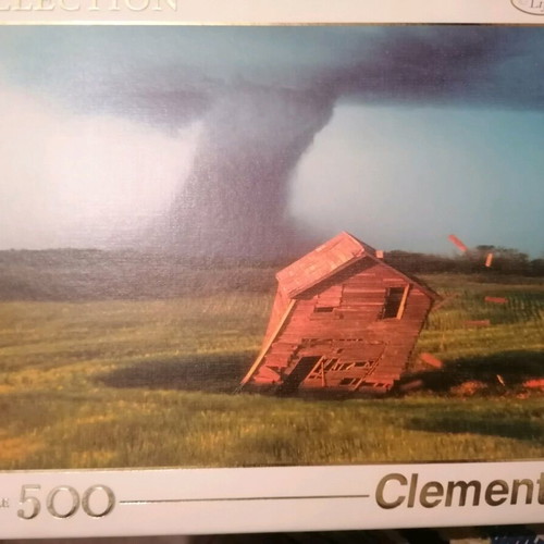 Clementoni puzzle 500 pieces like new cork material