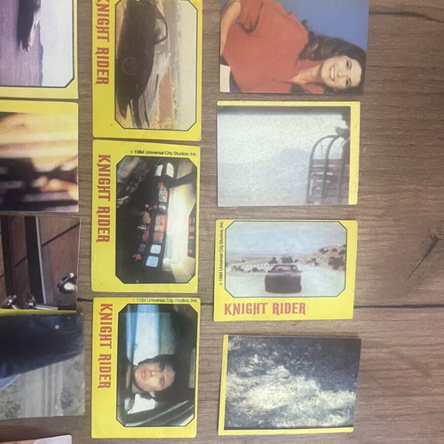 Knight Rider stickers used, pack of 15