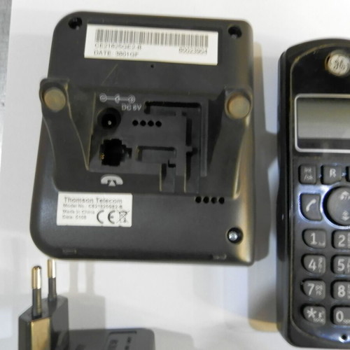 Thomson Telecom CE2182 DECT cordless phone used, black