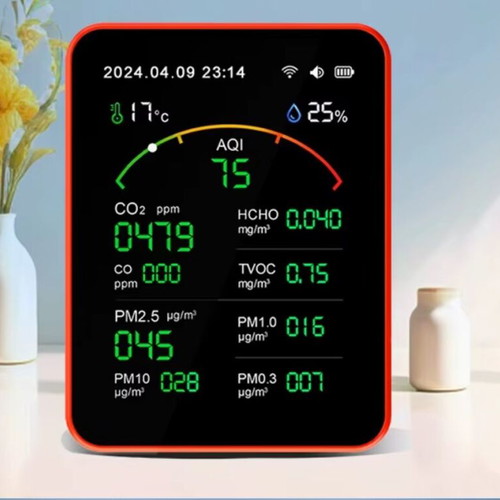 Wi Fi Air Quality Control Unit rechargeable, new