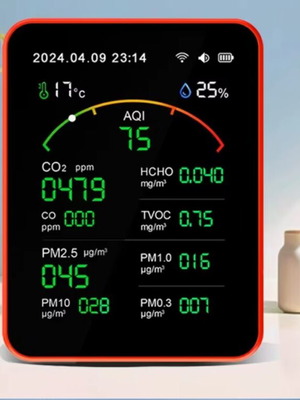 Wi Fi Air Quality Control Unit rechargeable, new