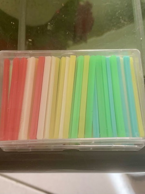 Ξυλάκια αρίθμησης πλαστικά χρωματιστά 50 τεμάχια καινούργια