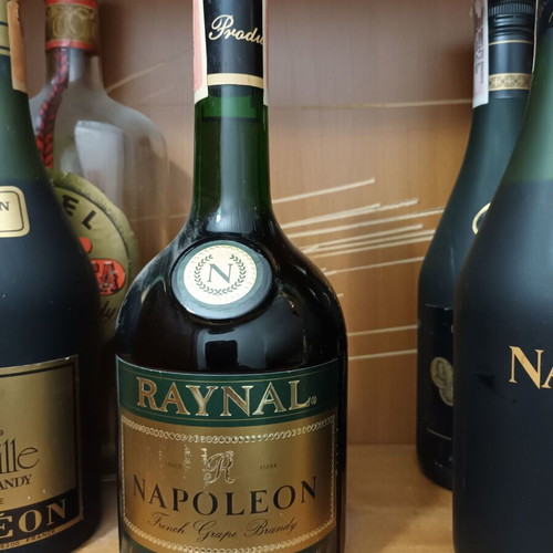 Cognac collection like new with Napoleon, Samalens, Courvoisier