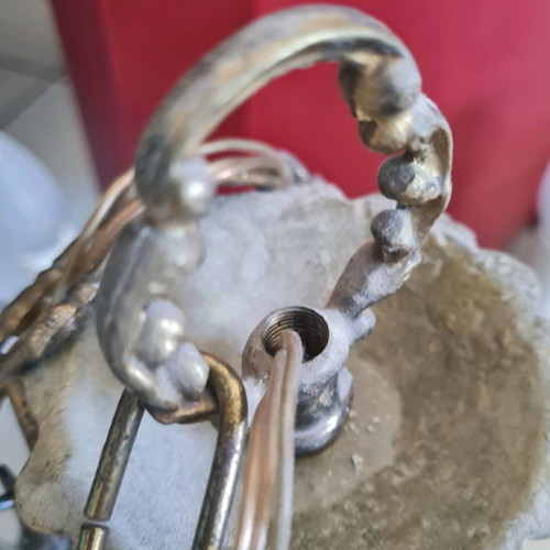 Chandelier brass vintage used with chain