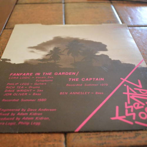 Essential Logic Fanfare In The Garden 7'' Single 45 RPM used, new wave 1981