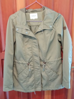 Only khaki spring jacket used, size M