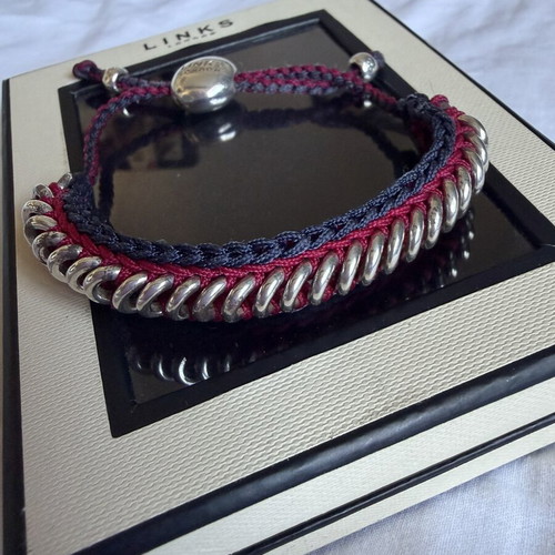 Sweetie Friendship Links Of London bracelet, like new, blue and purple