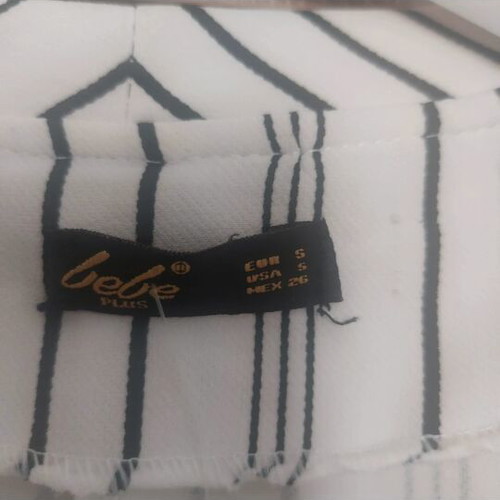 Striped black and white jacket new with tags