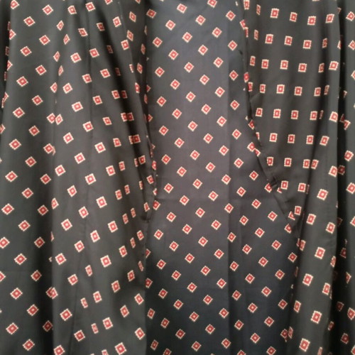 Women's robe like new, one size, black and blue