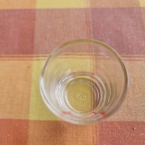 Serkova Vodka collectible shot glass used, 90s-2000s