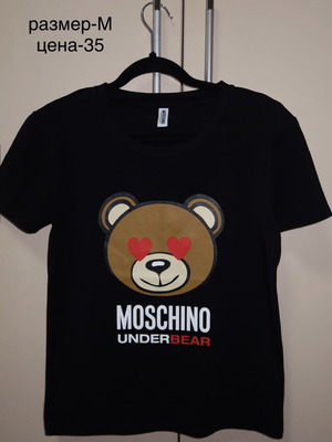 Moschino T-shirt new, size M, black