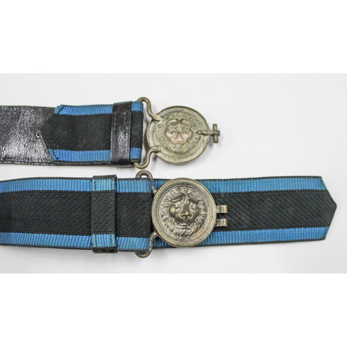 Greek Army Officer Uniform Belt 1930-40 with Lions like new