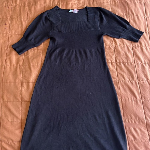 Dress like new, size S, brown, elastic and comfortable