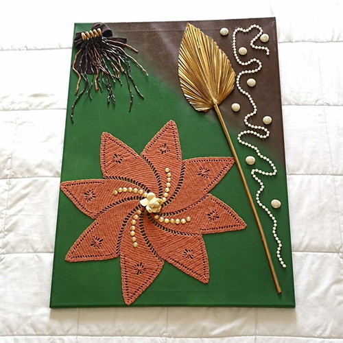 Decorative Canvas Wall Art handmade, 50x70 cm