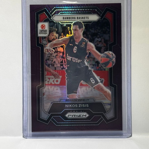 Panini Prizm Euroleague 2023-24 Nikos Zisis Purple Prizm card new