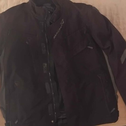 Macna Graphite XL Motorcycle Jacket like new, 3-season touring