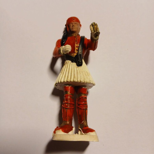 Athina Evzones Flag Bearer Figurine used