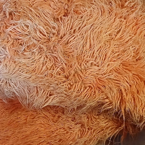 Flokati large size used rug