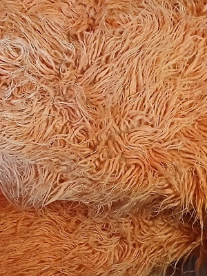 Flokati large size used rug