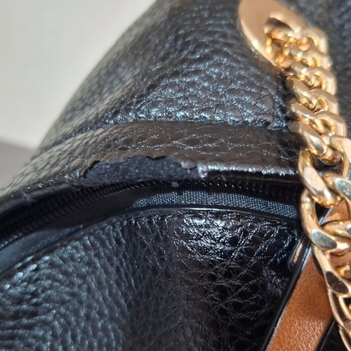 Verde women's backpack black with studs like new
