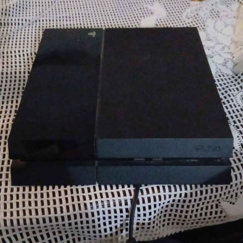 PS4 console with power cables