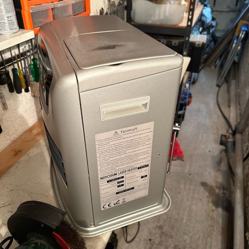Kerosun LC-44 space heater used with marks on top