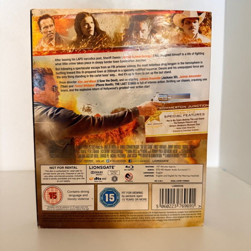 The Last Stand Blu-Ray like new
