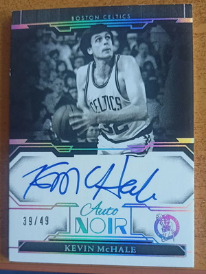 Panini Noir Basketball 23-24 Kevin Mc Hale autograph Boston Celtics