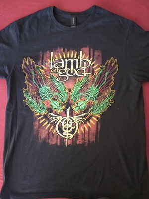 Lamb of God t-shirt καινούργιο, μέγεθος M, μαύρο, Gildan