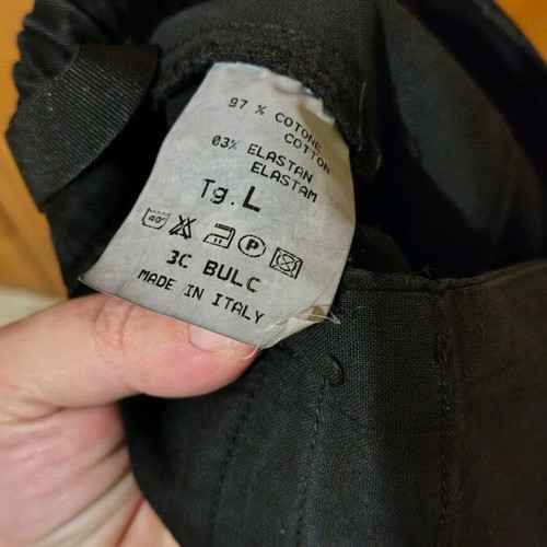 La Haine black pants large slim fit elastic like new