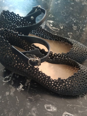 Ballerinas silicone black used, size 37