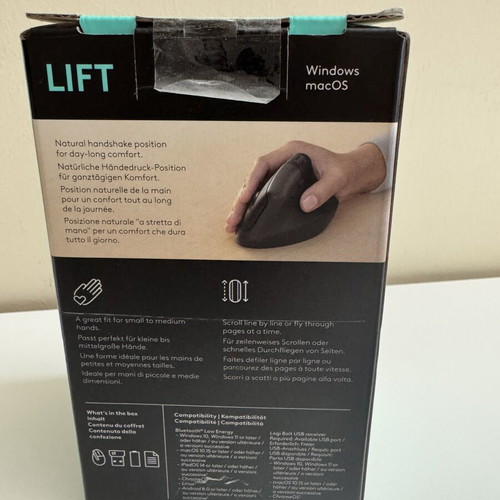 Logitech vertical ergonomic mouse