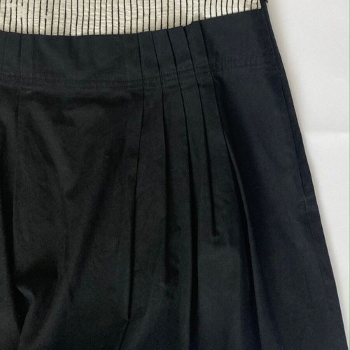 Erotokritos black and white cotton skirt with lace like new