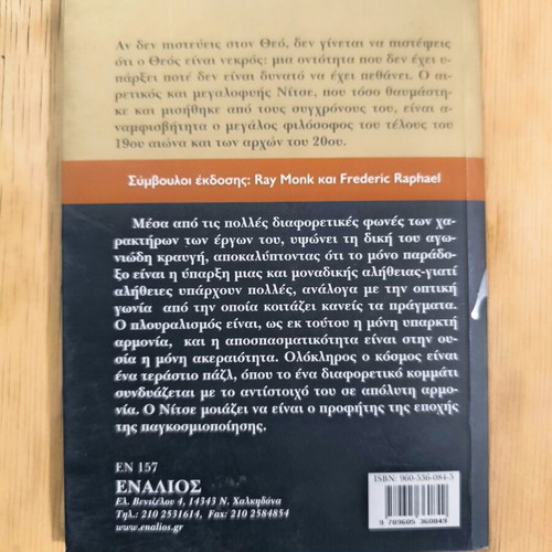 Nietzsche book by Ronald Hayman, Enalios editions