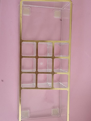 Cosmetics case new, made of plexiglass