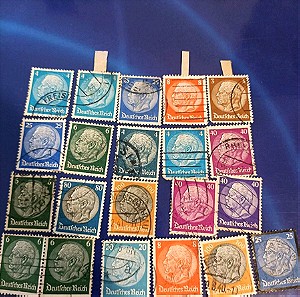 21 γερμανικά γραμματόσημα 1847-1934