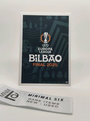 Κάρτα τελικού Bilbao Final 2025 Topps σαν καινούργιο