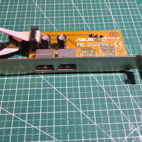 ASUS USB/MIR REV 1.11 bracket with 2 rear USB ports used