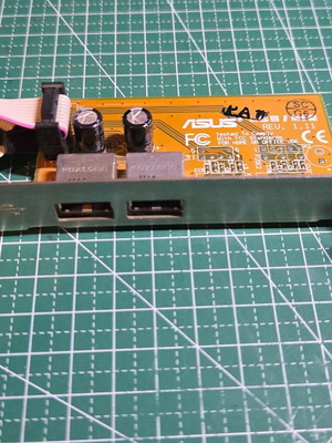 ASUS USB/MIR REV 1.11 bracket with 2 rear USB ports used