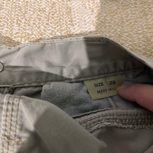 Pants with pockets like new, gray, size M