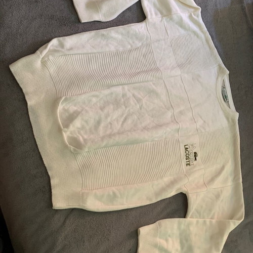 Lacoste wool sweater XL, made in France, 1980s