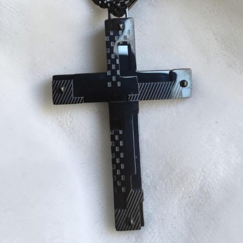 Multilayer heavy cross 8 grams black color new