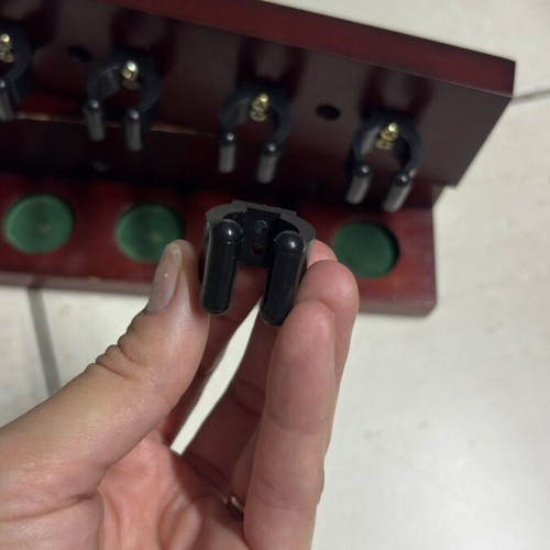 Billiard accessories like new, various tips and holders