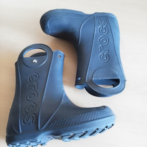 Crocs boys' boots like new, size 25, blue