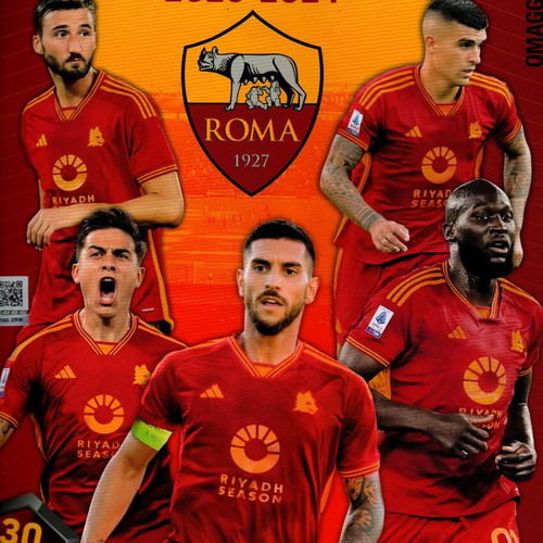 Panini Official Sticker Album Roma 2023-2024 new