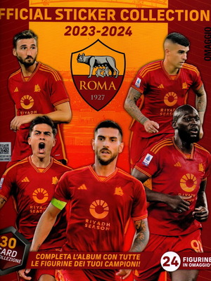 Panini Official Sticker Album Roma 2023-2024 new