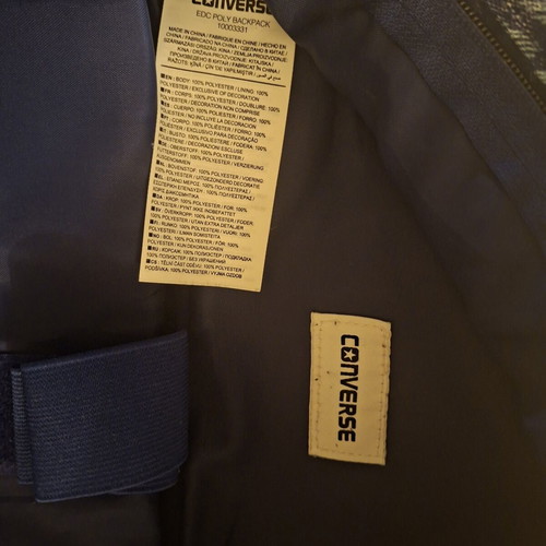 Converse Chuck Taylor All Star backpack like new, blue and green